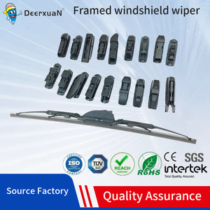 Deerxuan T710 Escobilla <span class=keywords><strong>Limpiaparabrisas</strong></span> Universal de Metal Tipo Hueso con Goma Natural para Parabrisas de Coche, Venta al por Mayor de Fábrica OEM - Product Image 1