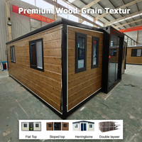 Casa Modular Prefabricada Moderna de Lujo, Expandible, Lista para Energía Solar Fuera de la Red, con Aislamiento Térmico Retardante para Estructura de Acero