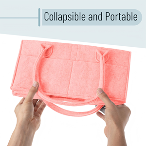 Outdoor Mommy Bag Felt Diaper Bag <b>Baby</b> Supplies <b>Storage</b> Bag - Product Image 5