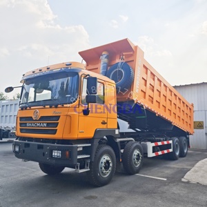 Cina prezzo a buon mercato 40 60 tonnellate nuovo 8x4 12 ruote Diesel 25cbm 30cbm sabbia mineraria Shacman F3000 dumper autocarri ribaltabili per la vendita