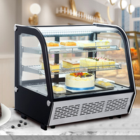 Étagères de présentation pour boulangerie de 120 litres, réfrigérateur à gâteaux, vitrine, réfrigérateur commercial portable, comptoirs de réfrigération, réfrigérateur domestique