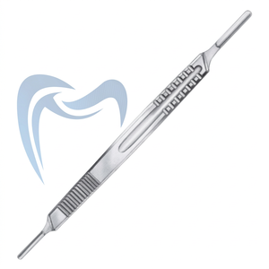 ด้ามมีดผ่าตัดสแตนเลสสั่งทำพิเศษ Odontomed2011 ODM-25-102F พร้อมใบมีดผ่าตัด 2 ด้าน BP คุณภาพสูง - Product Image 1