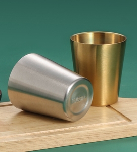 Vaso de Cerveza, Soju, Vino o Café Irlandés de Doble Capa de Acero Inoxidable 304, Estilo Coreano para Hotel - Product Image 4