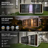 Imperméable à l'eau Insonorisé Préfabriqué Conteneur Maison Pack Plat Maison Modulaire Bureau Petite Maison Extérieure Apple Cabine Jardin Bureau Pod