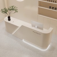 Réception Moderne et Simple pour Salons de Beauté Médicaux, Salons de Coiffure, Boutiques de Vêtements Féminins – Conception Personnalisée pour Entreprises