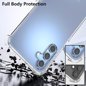 Funda Transparente para Samsung <span class=keywords><strong>Galaxy</strong></span> A35 <span class=keywords><strong>55</strong></span> <span class=keywords><strong>5G</strong></span>, Funda Delgada de TPU Suave con 4 Esquinas para Samsung <span class=keywords><strong>Galaxy</strong></span> A15 <span class=keywords><strong>5G</strong></span> - Product Image 4