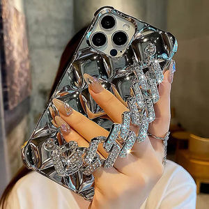 เคสนิ่มสร้อยข้อมือพลอยเทียมแฟชั่นสุดหรูสำหรับ iPhone 14/13/12/11/8/7/6สำหรับ Huawei P Series <span class=keywords><strong>Mate</strong></span> Series สำหรับ <span class=keywords><strong>S</strong></span> - Product Image 3