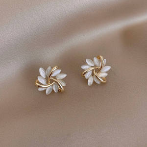 Exquisitos Pendientes de Gancho Color Dorado con Zirconia Unisex, Estilo Coreano, Elegantes, de Lujo, para Fiesta, Joyería de Moda - Product Image 3