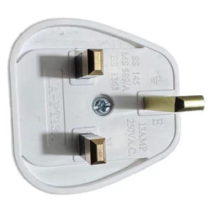 Prise électrique 10 voies Mars avec interrupteur, 220V, mise à la terre standard, en plastique, pour usage domestique - Product Image 3