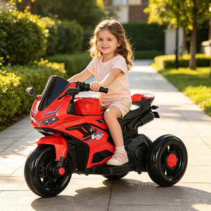 Motocyclette électrique rechargeable pour enfants, tricycle lumineux pour tout-petits, jouet pour enfants en plein air. - Product Image 1
