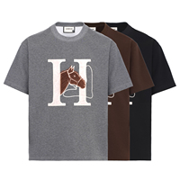 T-shirt vintage essentiel pour homme, coupe classique, manches courtes, en jersey uni, effet délavé, logos vierges, graphique numérique en relief personnalisé, lettres imprimées
