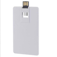 Clé USB Carte de Crédit Type C Personnalisée Impression Couleur Intégrale Logo 2GB 4GB 8GB 16GB