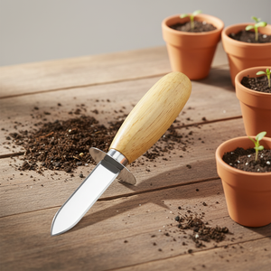 <span class=keywords><strong>Couteau</strong></span> à huîtres professionnel en acier inoxydable 3CR13 avec manche en bois, compatible lave-vaisselle, pour cuisine, barbecue, utilisation en extérieur, ouvre-coquilles - Product Image 5