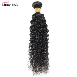 Ishow Hair – lots de cheveux humains bouclés crépus, extensions de cheveux naturels de couleur naturelle 7A, pour toutes les carnations - Product Image 3