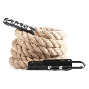 Jute Climbing Power 38Mm 50Mm Battling Sport Boot Camp Fitness Elastic Training Exercise Rope Climbing Training Rope