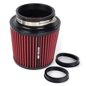 Filtro de Aire de 76mm, Tipo Hongo, Color Rojo, para Mejorar el Rendimiento del Automóvil, 3-4 Pulgadas - Product Image 3