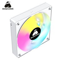 Ventilador de Alta Velocidad AntarcChill Personalizado de 120 mm, PWM, Alto Flujo de Aire, Bajo Ruido, Refrigeración para Caja de Ordenador y Radiador