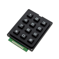 Módulo de Teclado Matricial OKY0272-3 4X3 con 12 Teclas, 43 Teclas de Plástico