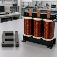 Noyau de transformateur EI sur mesure recuit, aimant industriel de type souple à indice de flux élevé, performance magnétique optimisée pour laboratoire