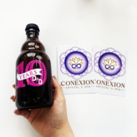 Autocollants de transfert 3D UV DTF personnalisés avec logo, étiquettes adhésives permanentes imperméables pour métal, verre, bouteilles en plastique, boîtes, emballages