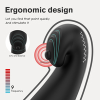 S-hande Vibrierender Prostata-Massager Analplug Tragbarer Analstimulator Prostata-Massagegerät Penisringe für Männer