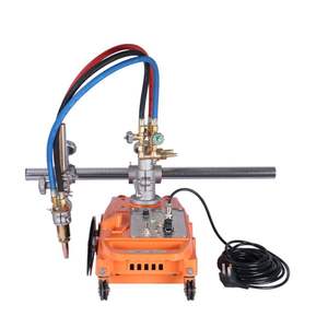 Machine de découpe à la flamme semi-automatique Huitong CG1-10030 à double torche, entraînement électrique, chariot linéaire - Product Image 1