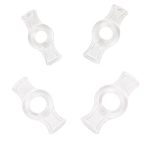 Klarer Cockring Set TPR Sexspielzeug Männlich Bondage Penis Erektion <span class=keywords><strong>Ball</strong></span> Trage Für Verzögerung Ejakuation - Product Image 5