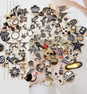 Ciondoli con ciondoli smaltati per gioielli che fanno lotto sfuso collana orecchini bracciale risultati artigianali - Product Image 3