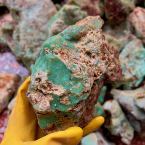 Batu Giok Hijau Alami Grosir Giok Australia Kristal Mentah Batu Penyembuh - Product Image 5