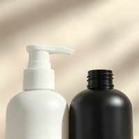 Bouteille Pompe Personnalisée 200ml pour Gel Douche Cosmétique, Lotion, Shampoing, Savon Liquide Corps et Mains, Modèle 61