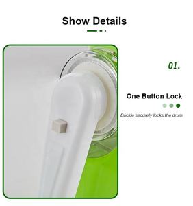 Formaggio rotante grattugia grattugia da cucina grattugia per verdure affettatrice con 3 lame a tamburo a taglio rapido trituratore di formaggio per verdure e noci - Product Image 3