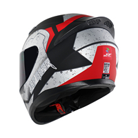 Casque de moto intégral ABS VF105 homologué DOT, casque de sécurité unisexe pour la conduite sportive avec visière noire pour adultes