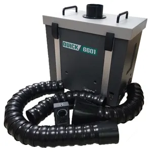 Profesional Cepat 6601 Portable Air Purifier Filter Asap Memurnikan Mesin Asap Ponsel Welding Fume Extractor