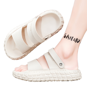 Sandales d'été pour hommes de haute qualité, pantoufles d'extérieur en une seule pièce, semelles souples en EVA, sandales de plage décontractées, sabots polyvalents - Product Image 1