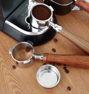 El mejor portafiltro sin fondo de acero inoxidable de 51mm, cestas de filtro de café, pieza de repuesto para máquina de café <span class=keywords><strong>Delonghi</strong></span> serie 680 - Product Image 5