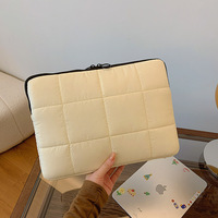 2024 New Arrived Nylon Fabric Square Quilted Laptop Messenger Bag Custom Logo & Color Custom Handle Lightweight Zip Closure