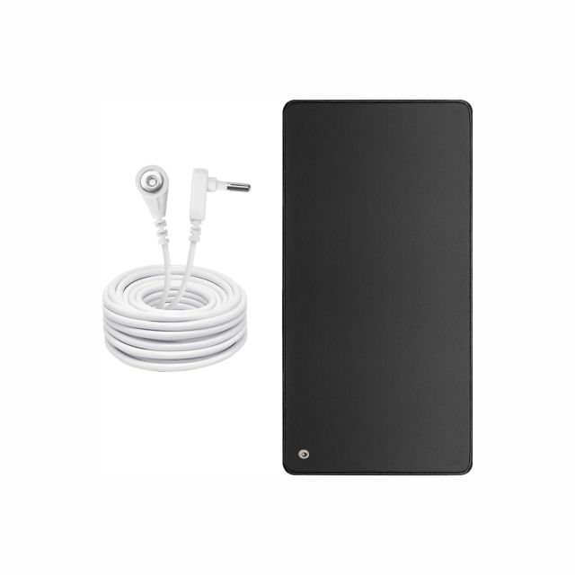 Improve Sleep Prevent Static Electricity Eco-friendly ESD Grounding Mat Leather Rubber Material 4.7m Cord Custom Color Custom