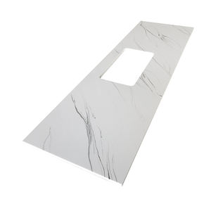 Acrylic Solid Surface Texture Pattern Marble Look Kitchen Cabinet Bathroom Vanity Durable Cultured Marble Countertop - Product Image 1