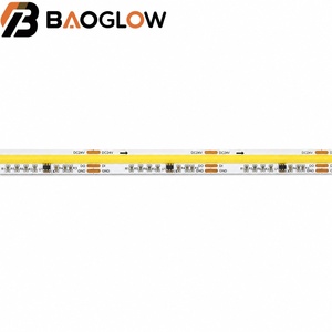 Cuttable Self Adhesive Flexible Cob Led Tape Light 10mm PCB Width Warm White Spotless Flexible LED Strip Light for <b>TV</b> Back - Product Image 3