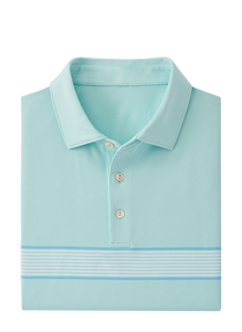 Logotipo personalizado de lujo de alta calidad atlético de poliéster Spandex Hombres Ropa Fabricante Rayas Corporativo Golf Camisetas Polos - Product Image 6