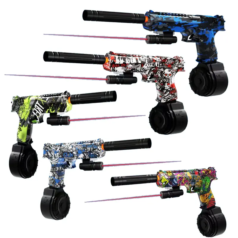 Best Selling Full Real Automatic Gun Fully Automatic Outdoor Gel Ball Machine Blaster Gun Toy For Adult
