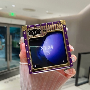 Funda Protectora para Móvil con Diseño de Mariposa para <span class=keywords><strong>Samsung</strong></span> Galaxy <span class=keywords><strong>Z</strong></span> <span class=keywords><strong>Flip</strong></span> 7 6 5 4 ZFlip <span class=keywords><strong>3</strong></span>, con Soporte de Diamantes, Antigolpes - Product Image 5