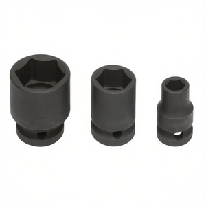 Jeu de clés à douille à chocs Fervi, 3 pièces, métriques, à embout hexagonal - Product Image 2