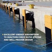 Florescence BV Pare-battage en caoutchouc conique marin NBR certifié CCS ABS, dureté 78 Shore-A, modèle TLSCN230106, pour accostage de navires en port et en quai
