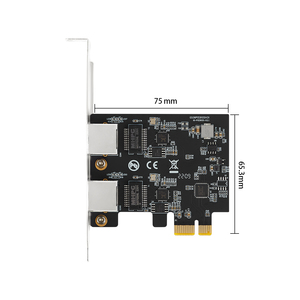 Tarjeta de Red IOCREST PCI-E2.5G de Doble Puerto, Ethernet de 2500M Gigabit, 2 RJ45, para Servidor, Computadora de Escritorio y Juegos - Product Image 3