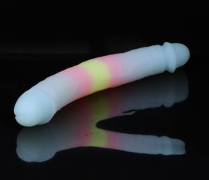 100% силиконовые игрушки для взрослых реалистичный толстый двухсторонний фаллоимитатор привлекательный цвет огромная гей-лесбиянка секс-игрушка - Product Image 2