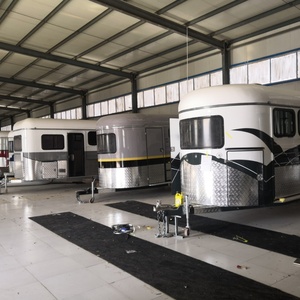 HERUI Australia Standard 3-Horse Float <b>Trailer</b> with Angle Load High Quality 4T Payload Double Axle Electric Brakes - Product Image 6
