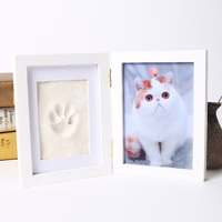 Pour les amoureux des animaux de compagnie, empreinte de patte en argile, bricolage, Kit de souvenirs pour chiens ou chats, ornement de noël, décoration de maison de vacances