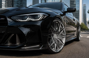 Nuevas llantas de aleación forjadas de lujo para carreras, 18x8.5, 19x9.5, 20x10, con diseño de radios múltiples en Y, malla cóncava y acabado cromado, 5x114.3, para GR. - Product Image 6