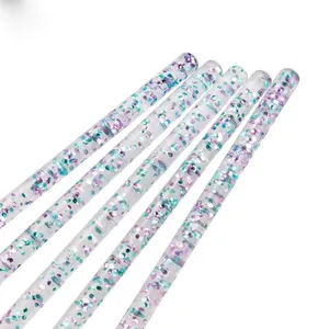 5Pcs Crystal Handle <b>Nail</b> Brushes Acrylic Powder UV Gel Drawing Painting Brushes Carving/Extension Pen Professional <b>Nail</b> <b>Tools</b> - Product Image 4